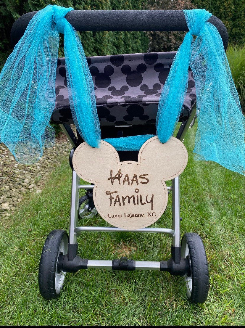 Personalized Theme Park Sign Stroller Spotter