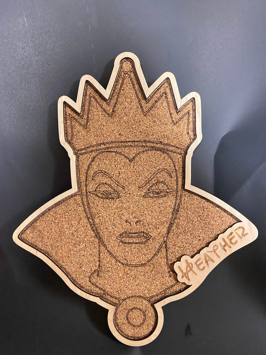 Queen Pin Board/ Queen Cork Board
