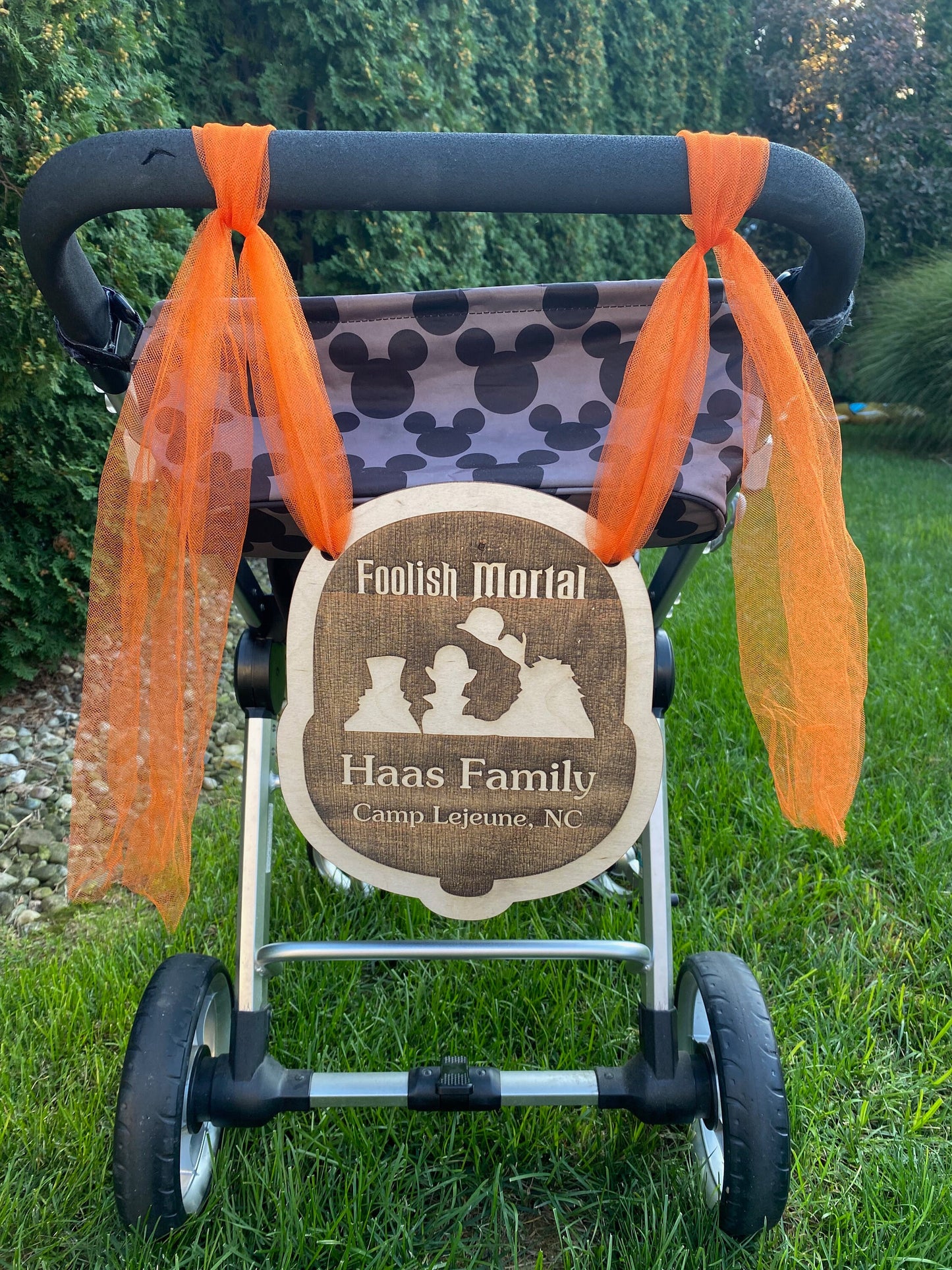 Personalized Theme Park Sign Stroller Spotter