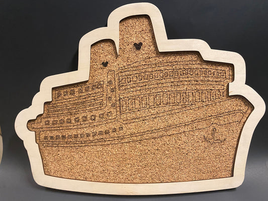 Cruise Ship Pin Board