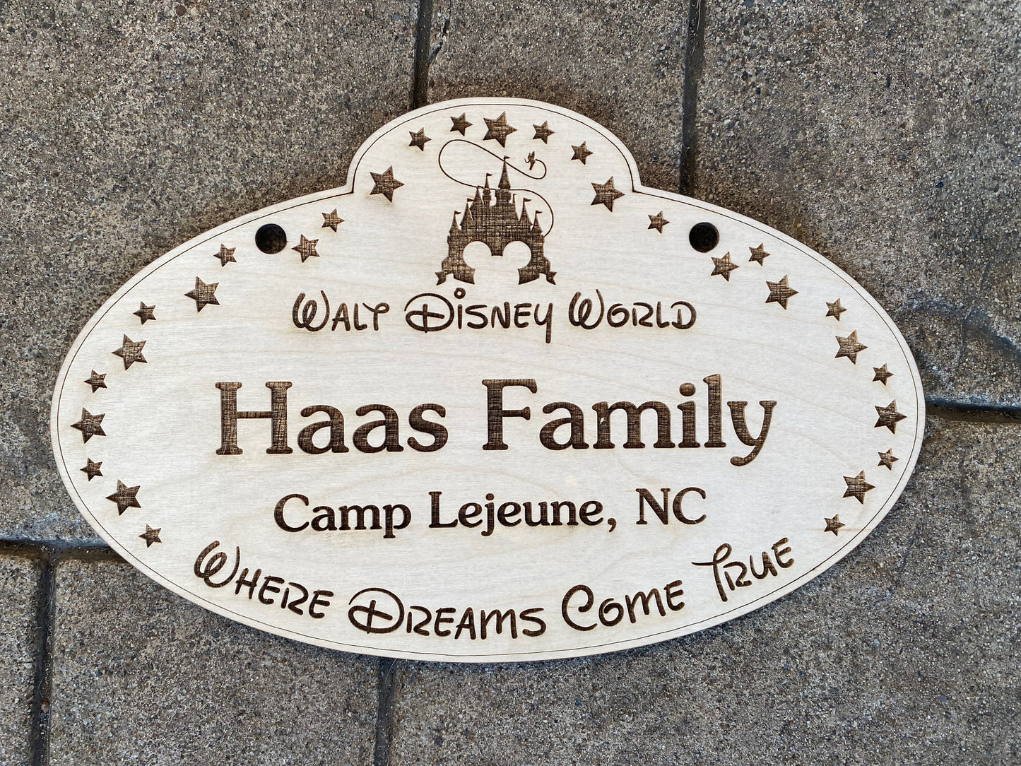 Personalized Theme Park Sign Stroller Spotter