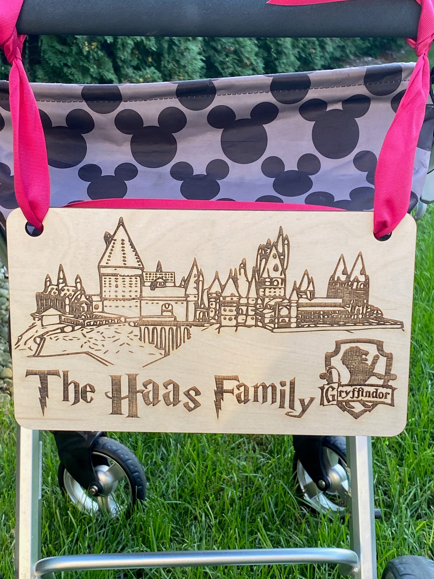 Personalized Theme Park Sign Stroller Spotter