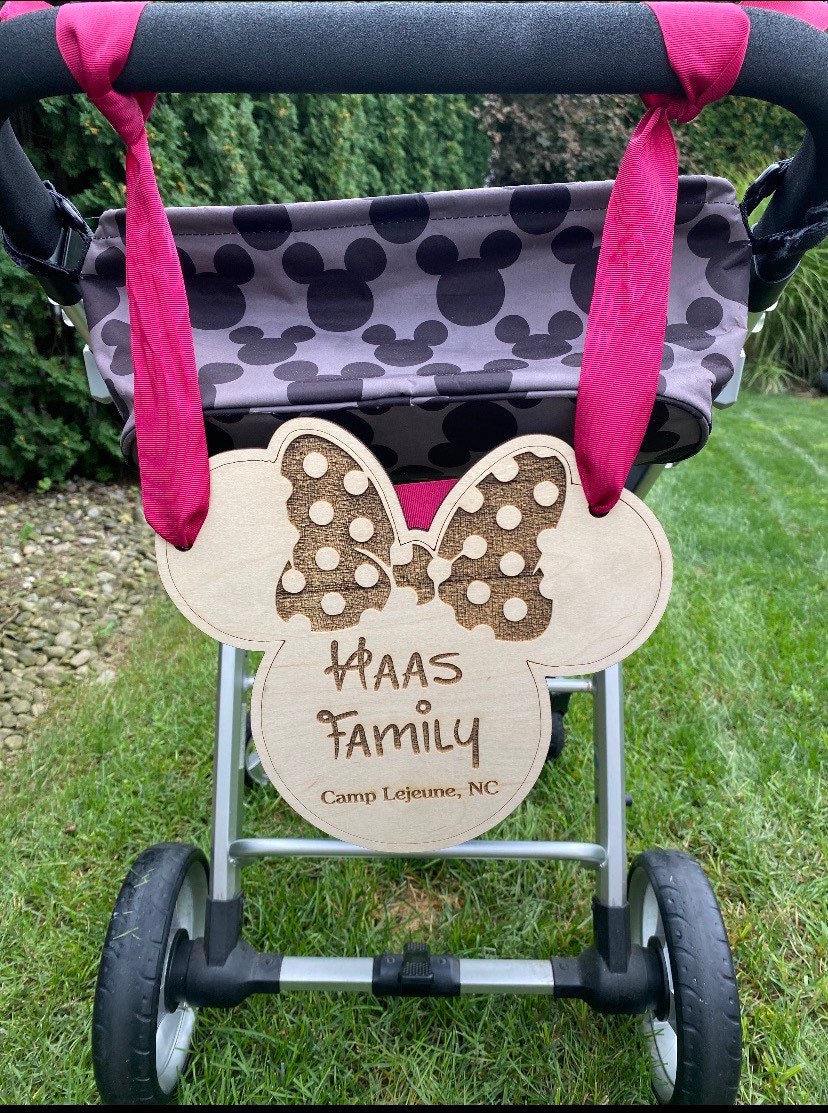 Personalized Theme Park Sign Stroller Spotter