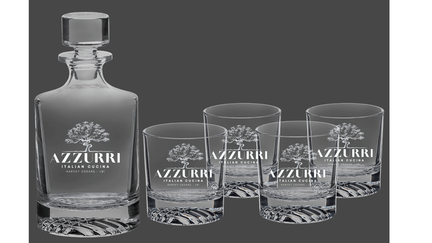 Personalized Decanter and Glass Set