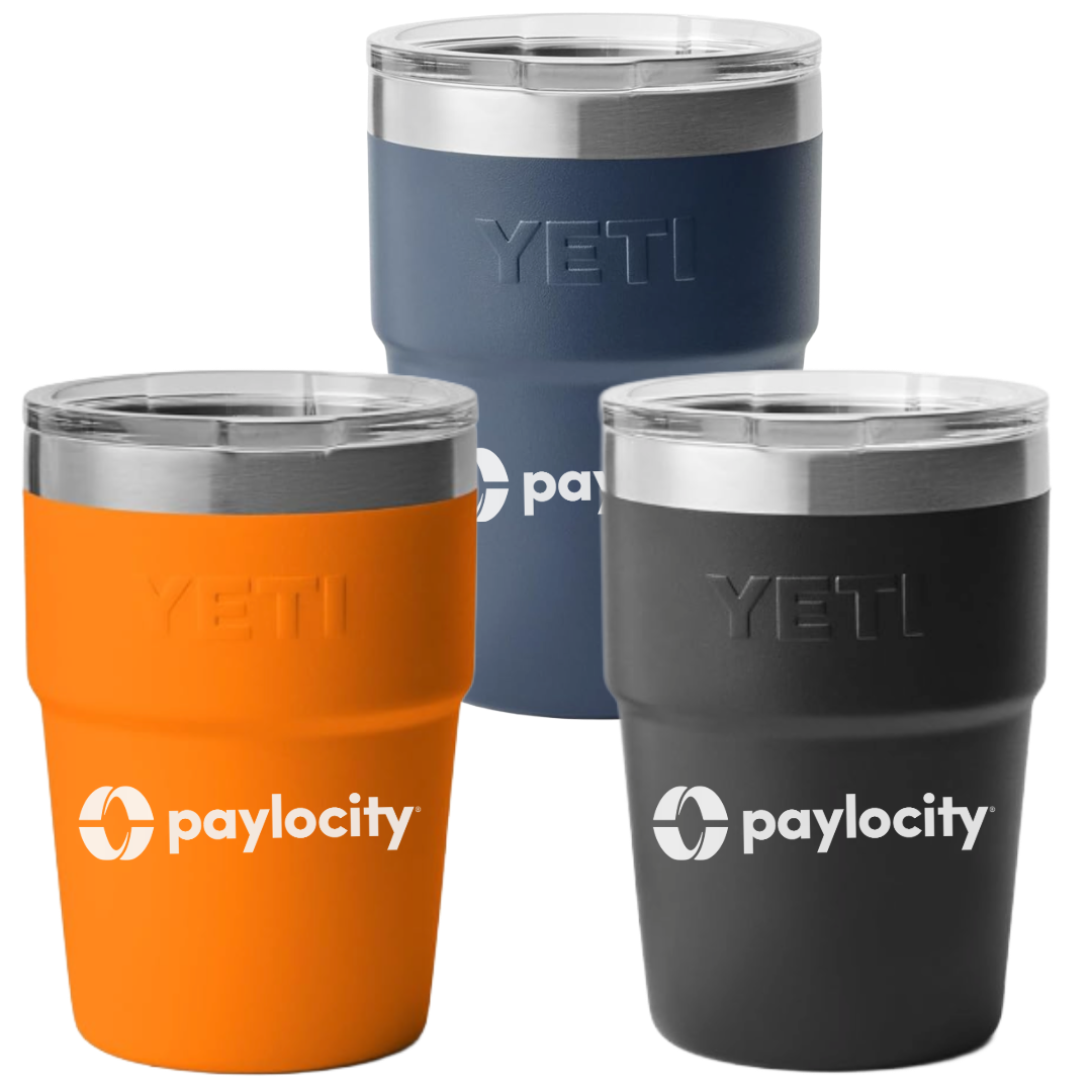 Paylocity Yeti Rambler 16oz Stackable Tumbler