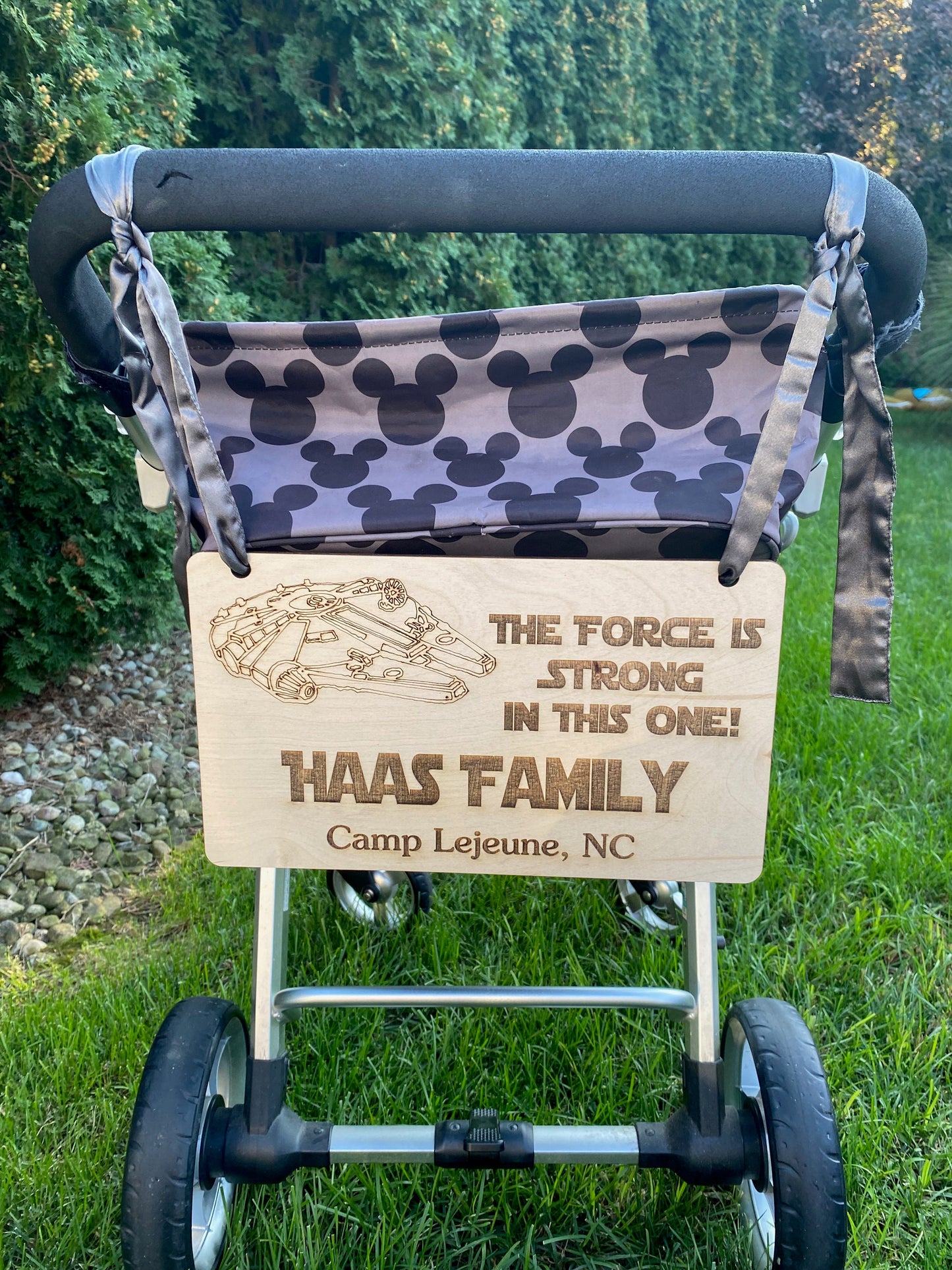 Personalized Theme Park Sign Stroller Spotter