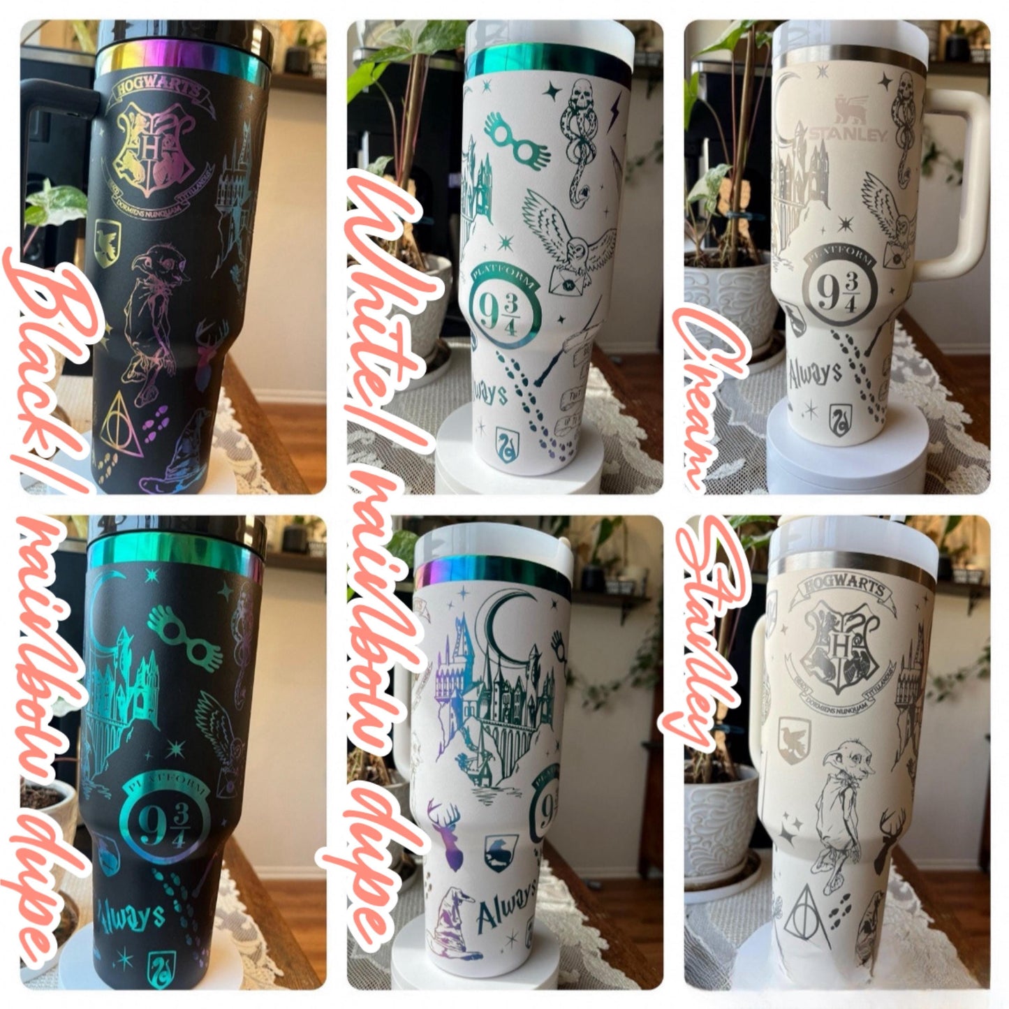 40oz Mouse and Castle Tumbler with Handle & Straw, Gift For Him, Gift For Her, Personalized Gifts, Bridesmaid Tumbler, 40 oz tumbler cup