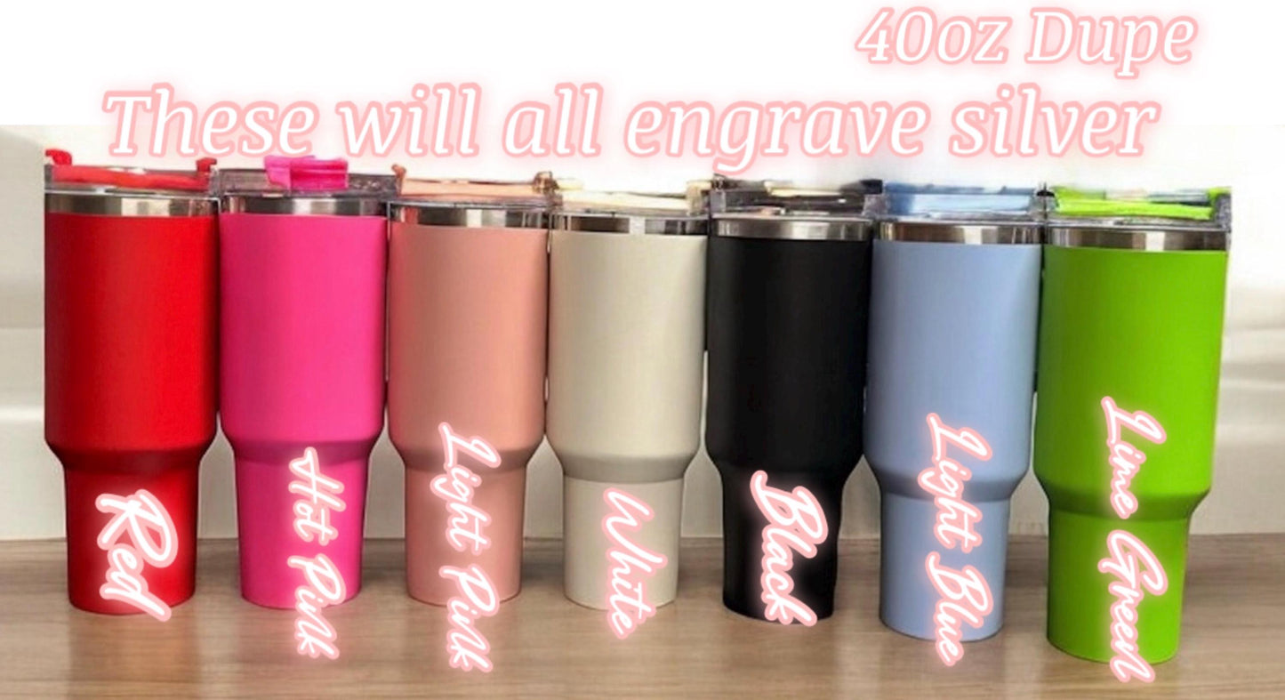 40oz Supernatural Inspired Tumbler with Handle & Straw, Gift For Him, Gift For Her, Personalized Gifts, Bridesmaid Tumbler,40oz tumbler cup
