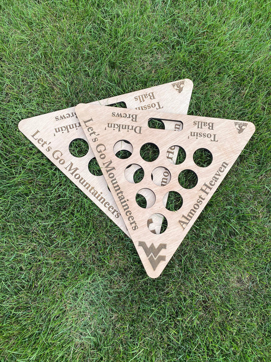 Custom Beer Pong Rack, Personalized Beer Pong Tray, Tailgating, Drinking Game, Party Game