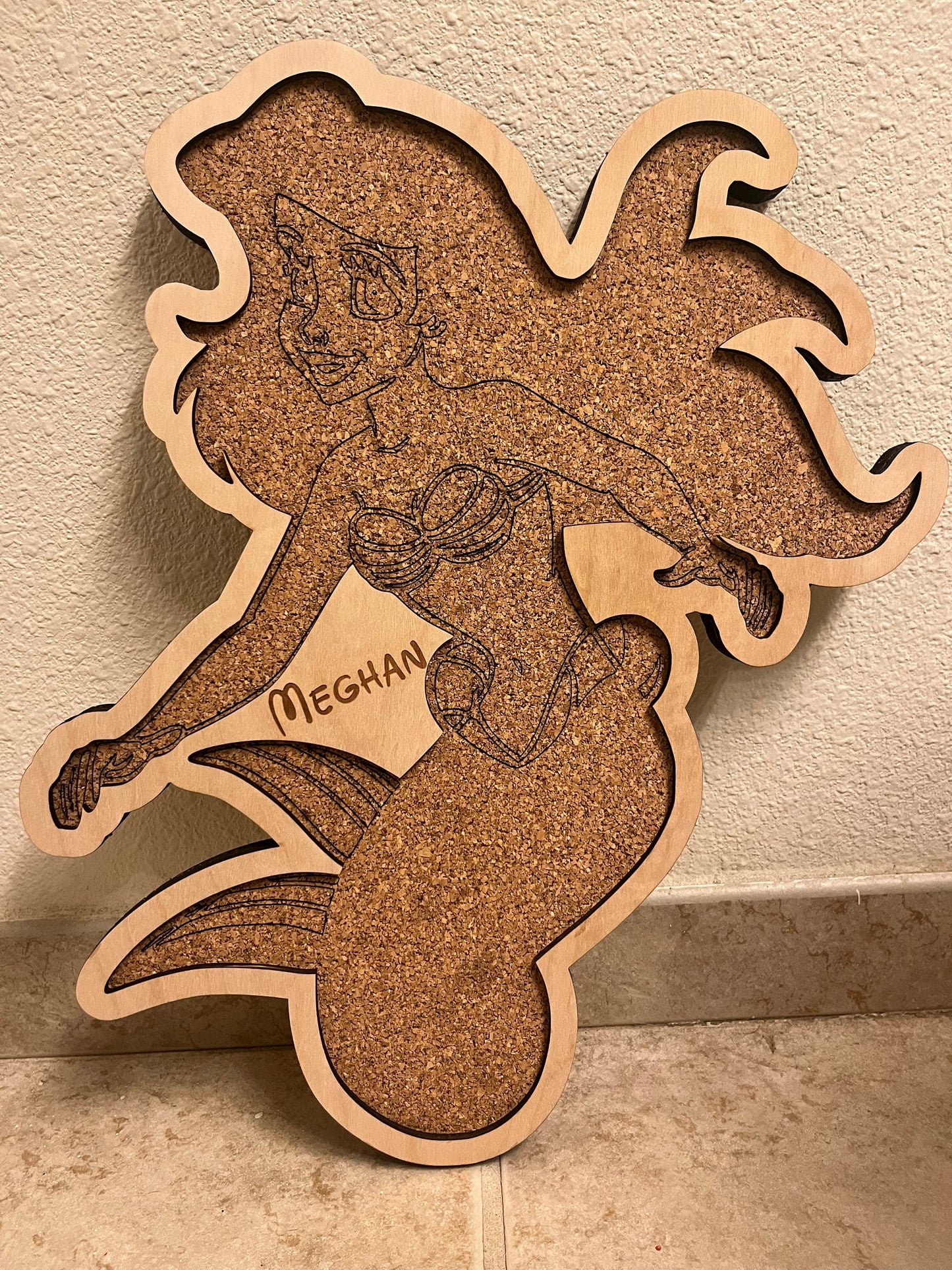 Mermaid inspired Pin Board