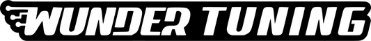 Wunder Tuning 10" Sticker - 1 Line Logo