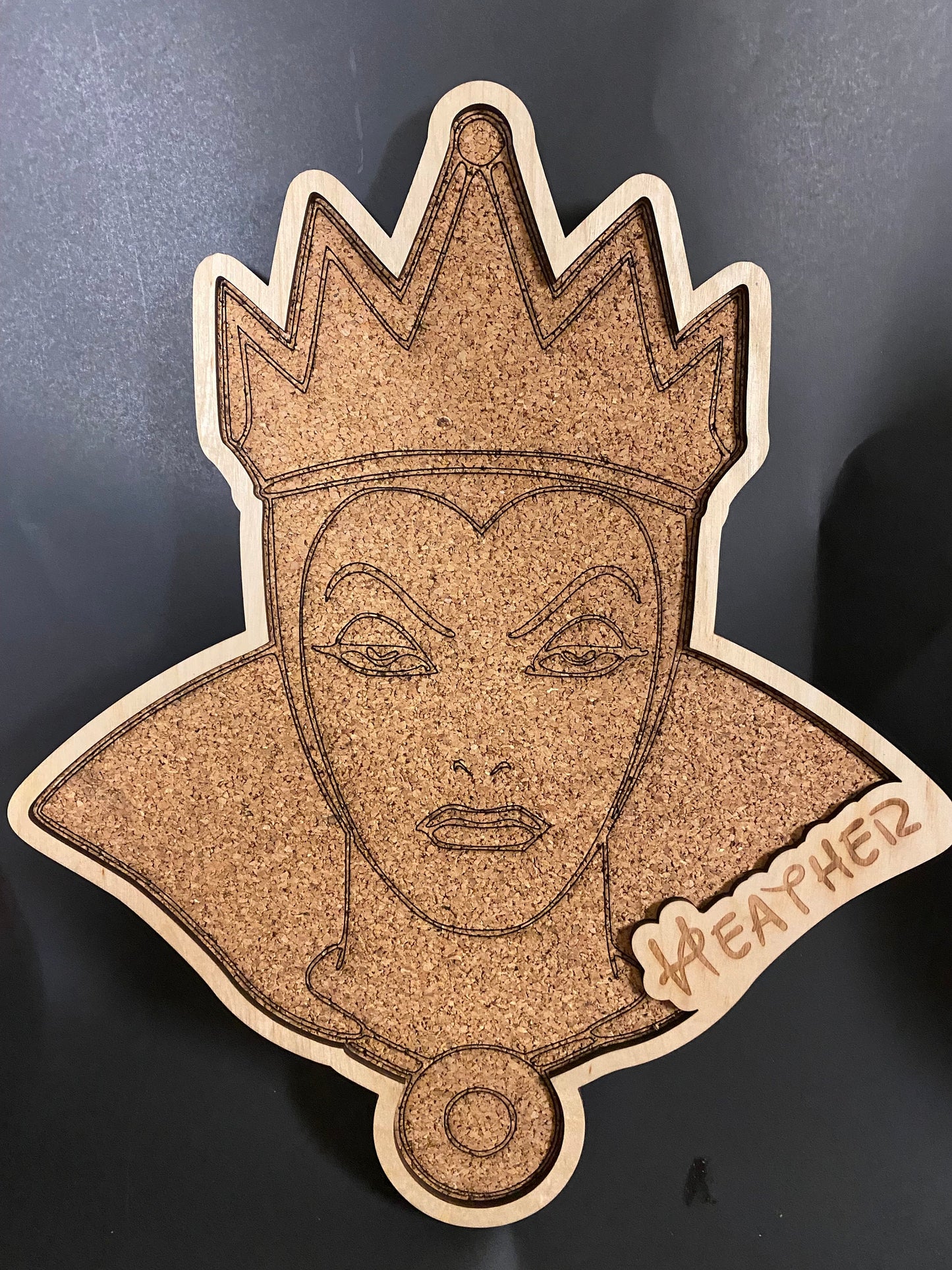 Queen Pin Board/ Queen Cork Board