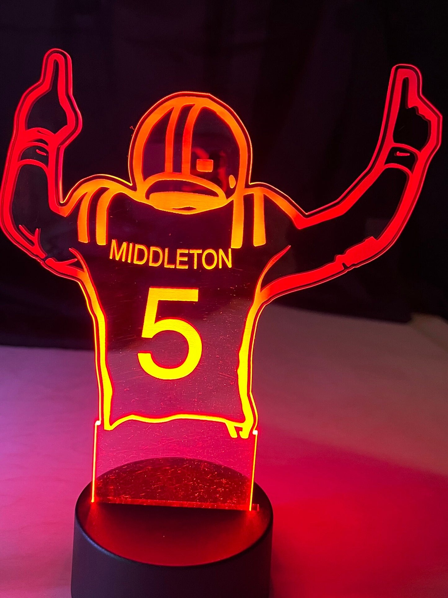 Custom Night Light Personalized Night Light Sports Themed Night Light Gift 1st Birthday Gift Kids Room Decor Light