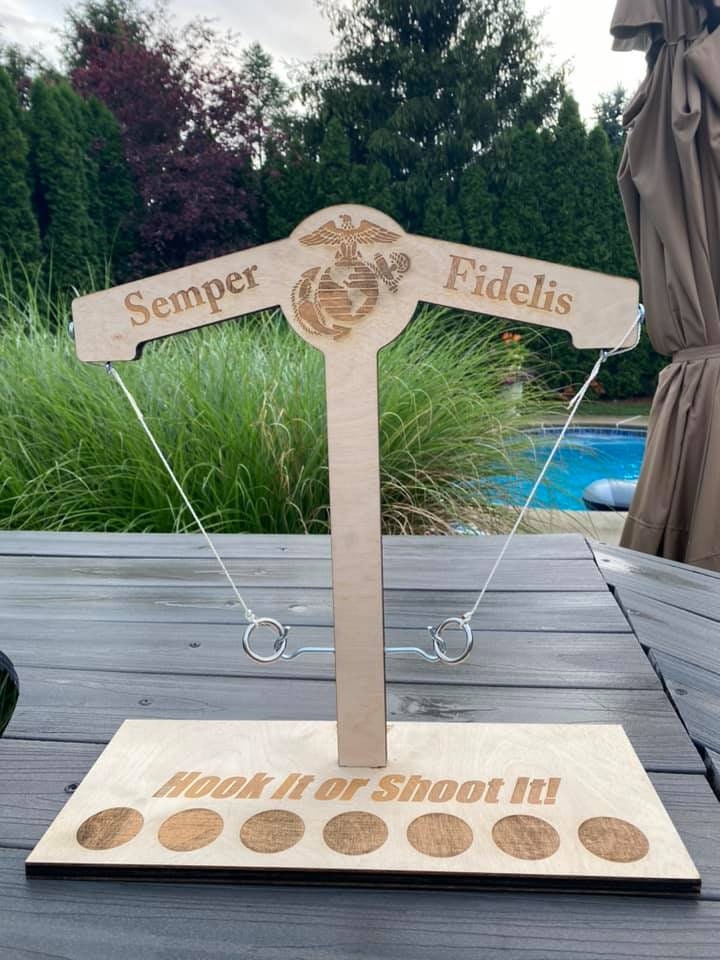 Customizable Tabletop  Ring Toss Game