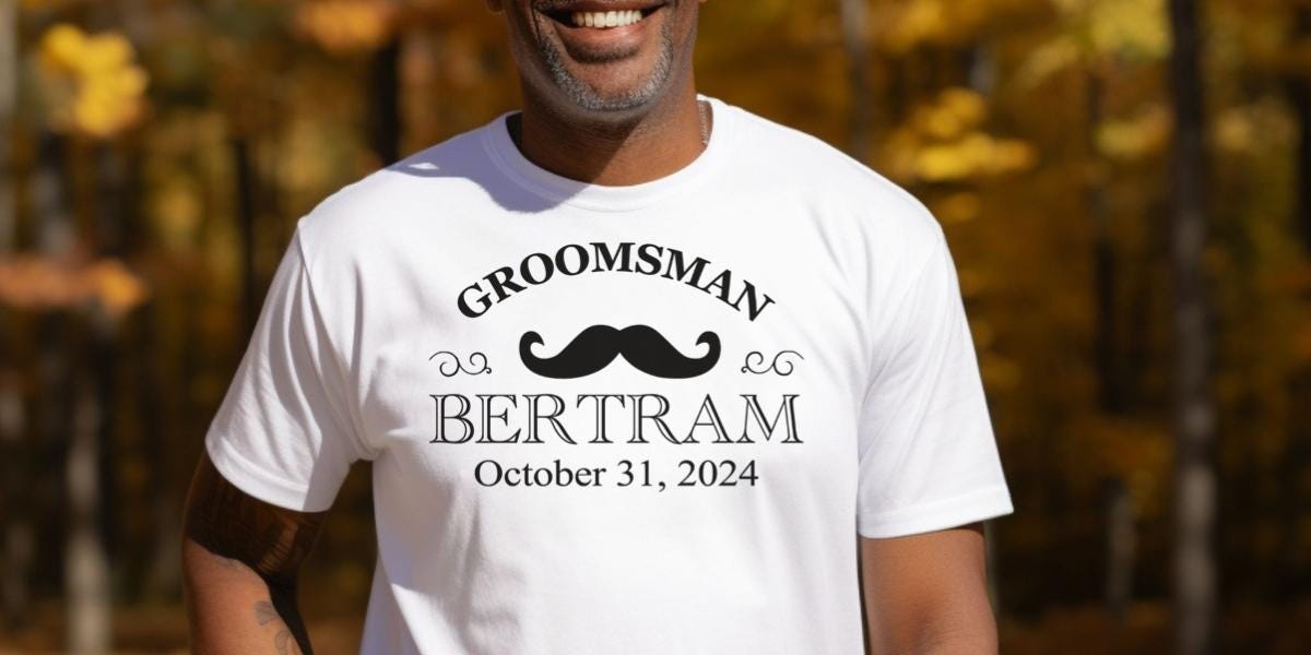Fun Groomsmen T-Shirts | Personalized Groom, Best Man, Crew | Wedding Party Gifts