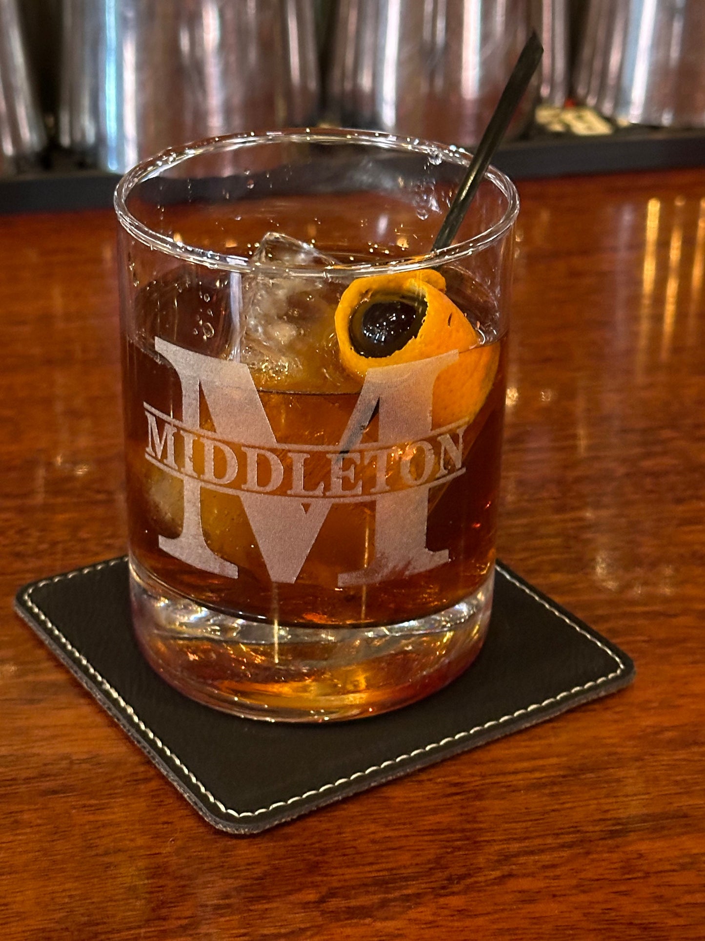 Custom Whiskey Glass Laser Engraved