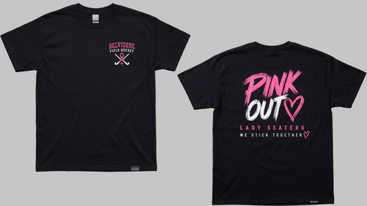 Belvidere Field Hockey GILDAN Pink Out Tee