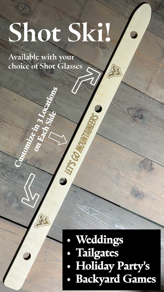 Personalized Shot Ski - 4 Person