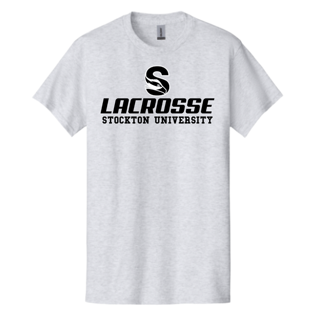 Stockton University Logo Lacrosse T-Shirt