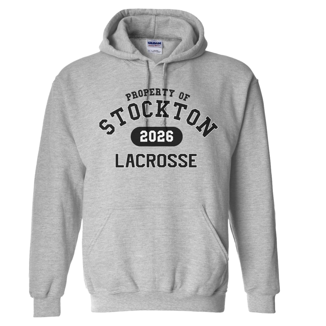 Property of Stockton Lacrosse Hoodie