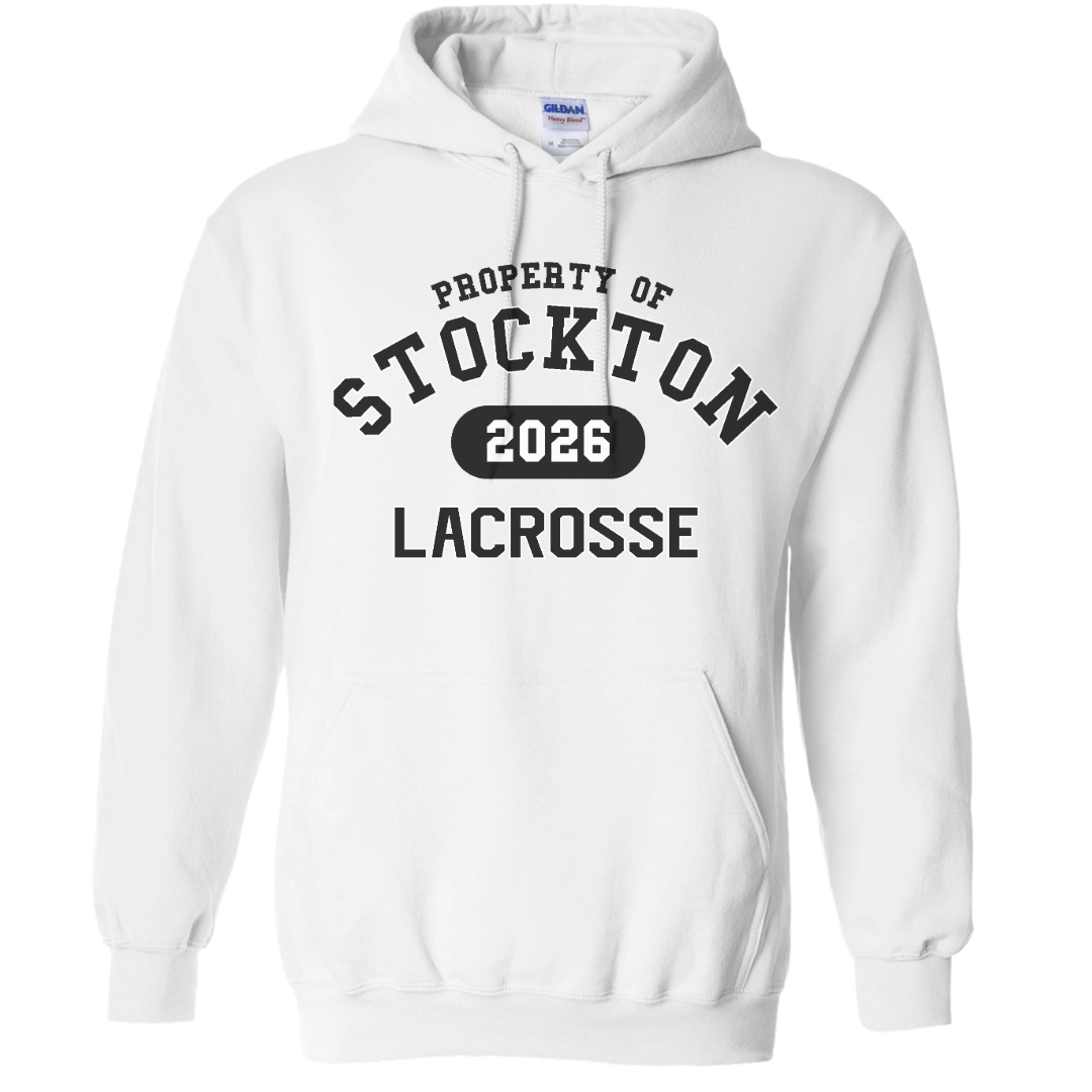 Property of Stockton Lacrosse Hoodie