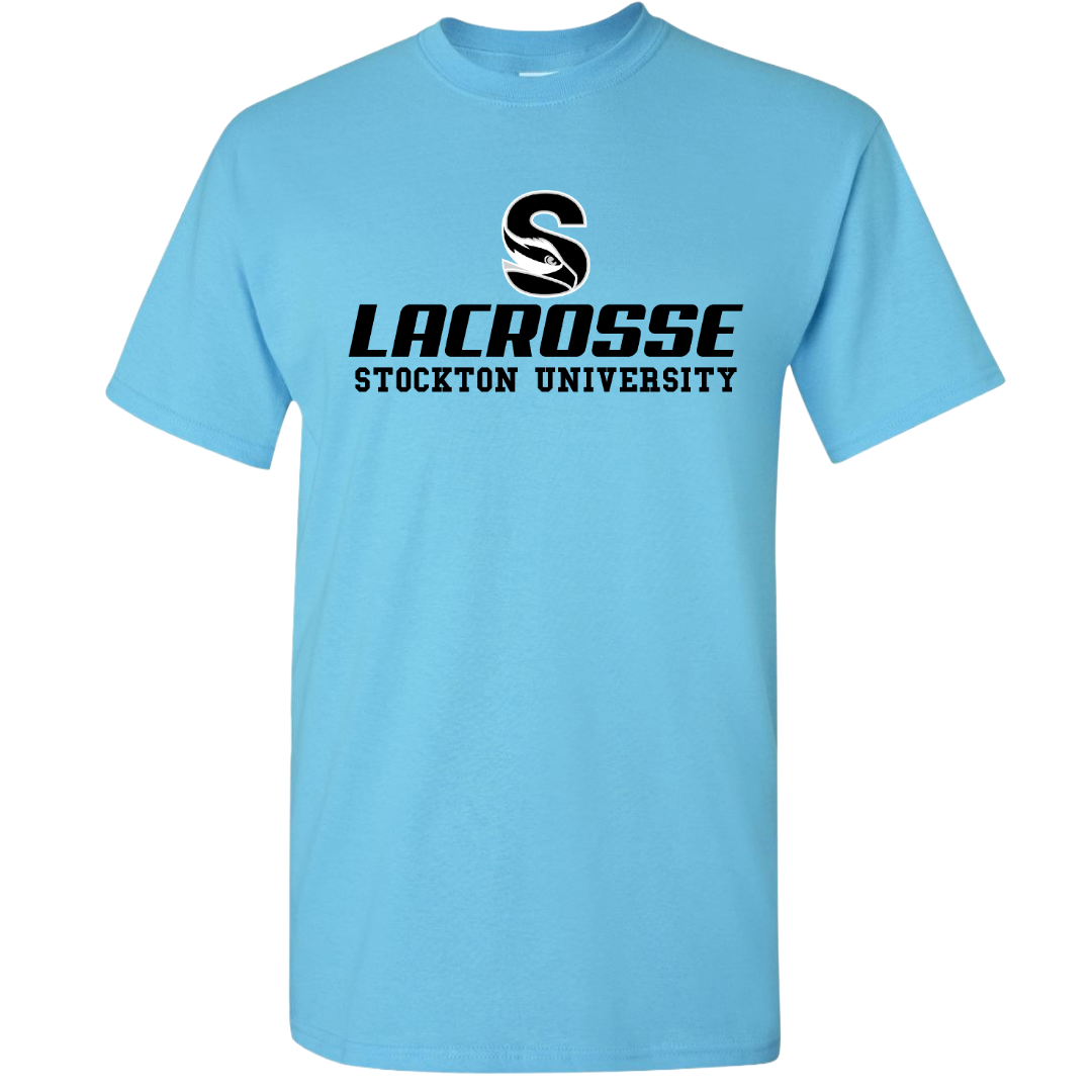 Stockton University Logo Lacrosse T-Shirt