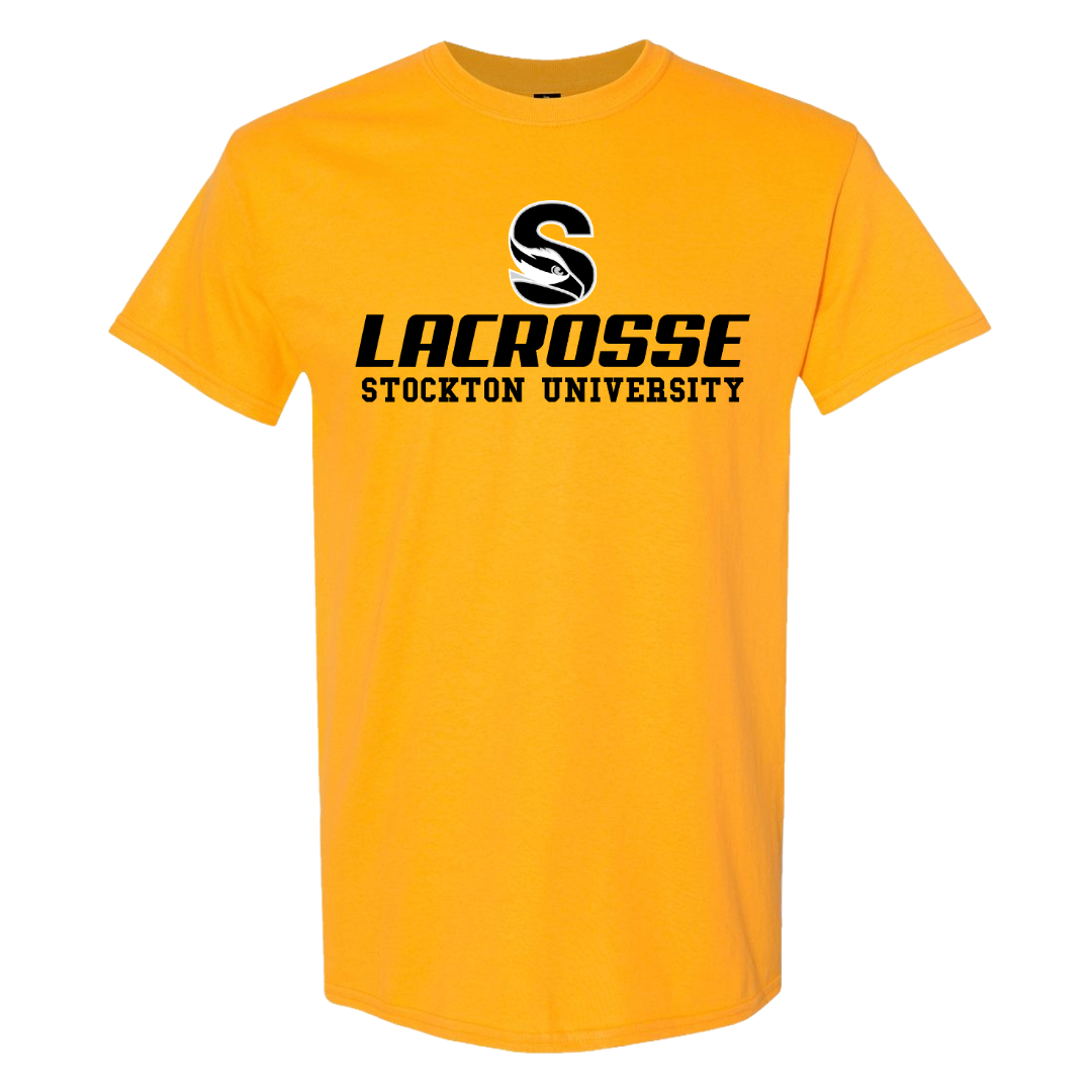 Stockton University Logo Lacrosse T-Shirt