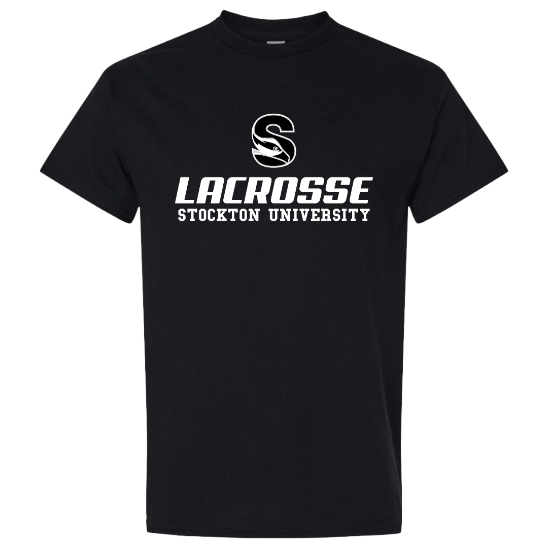Stockton University Logo Lacrosse T-Shirt
