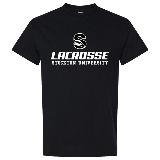 Stockton University Logo Lacrosse T-Shirt