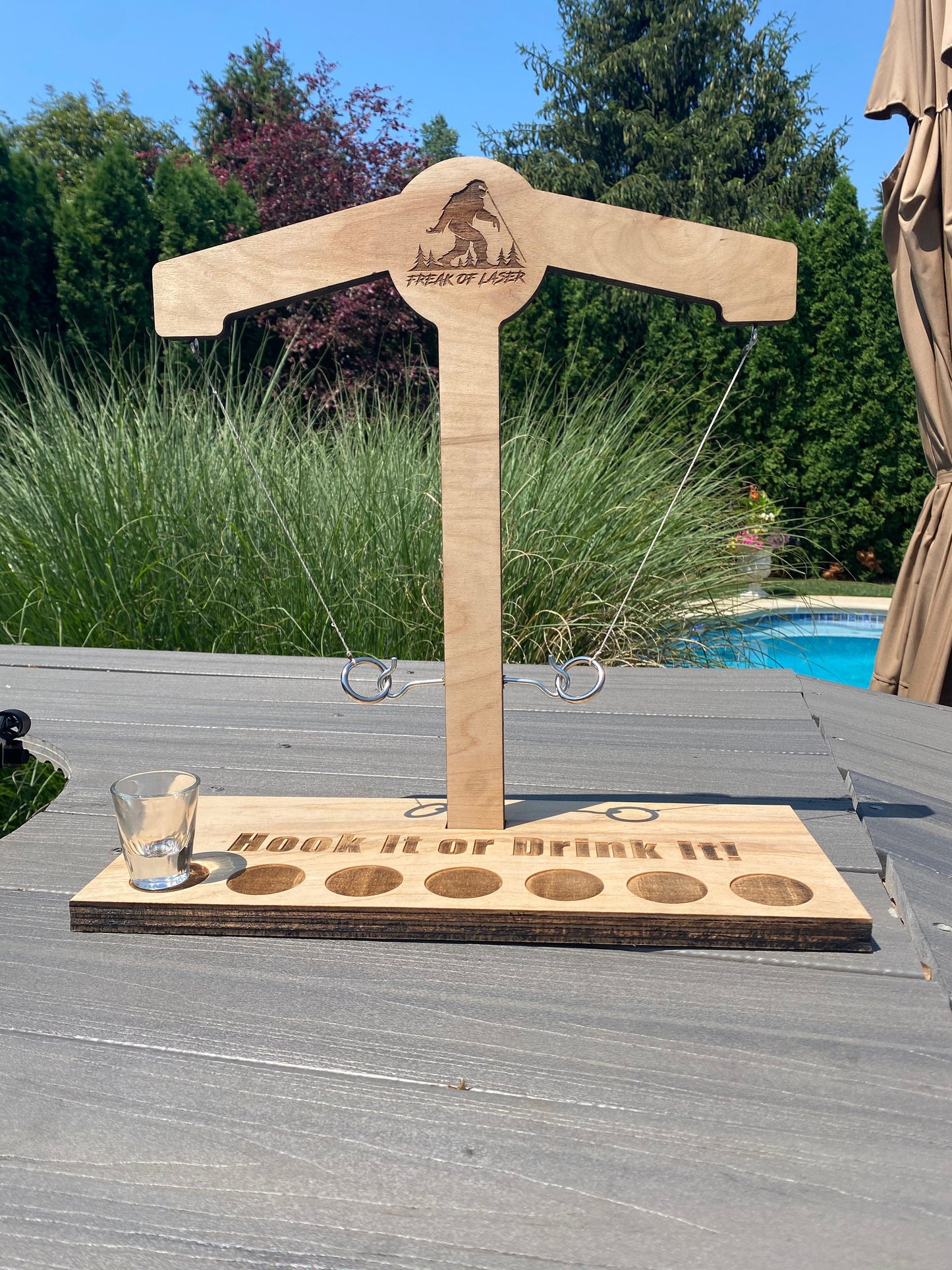 Customizable Tabletop  Ring Toss Game