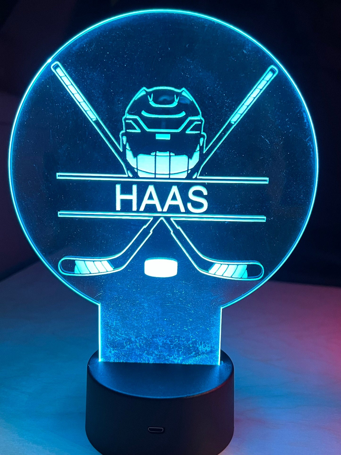 Custom Night Light Personalized Night Light Sports Themed Night Light Gift 1st Birthday Gift Kids Room Decor Light