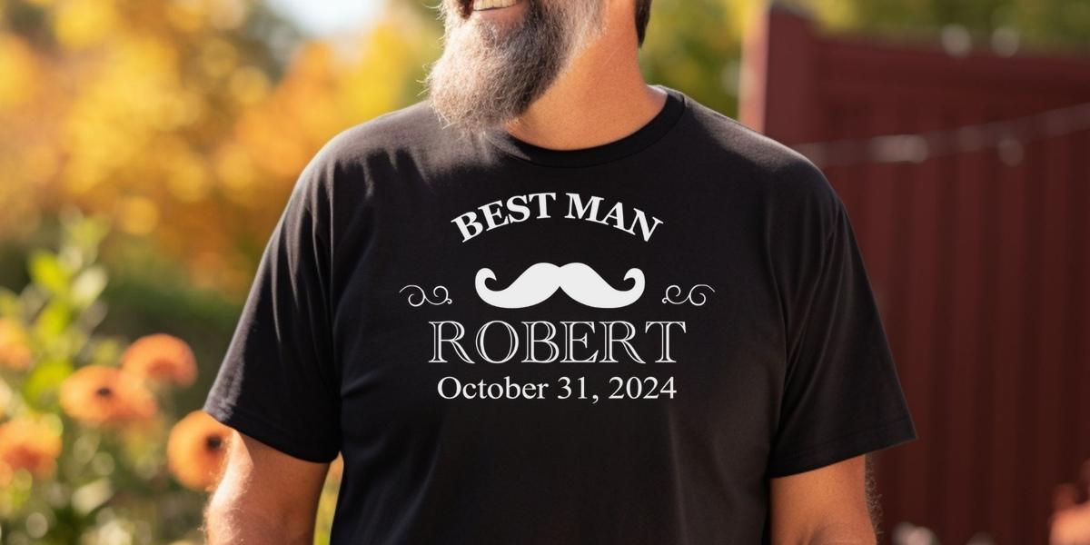 Fun Groomsmen T-Shirts | Personalized Groom, Best Man, Crew | Wedding Party Gifts