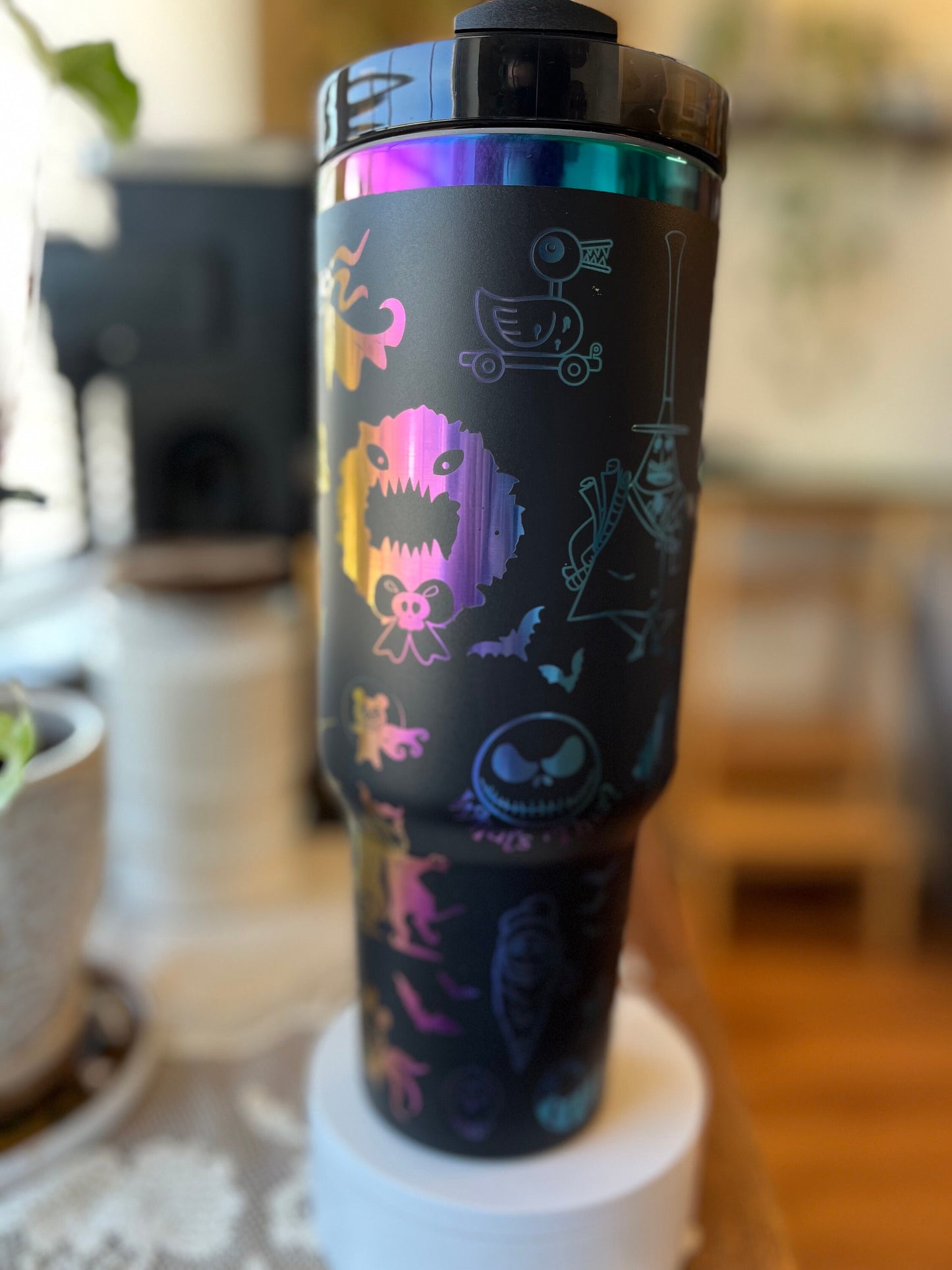 40oz Pumpkin King Tumbler with Handle & Straw, Gift For Him, Gift For Her, Personalized Gifts, Bridesmaid Tumbler, 40oz tumbler cup