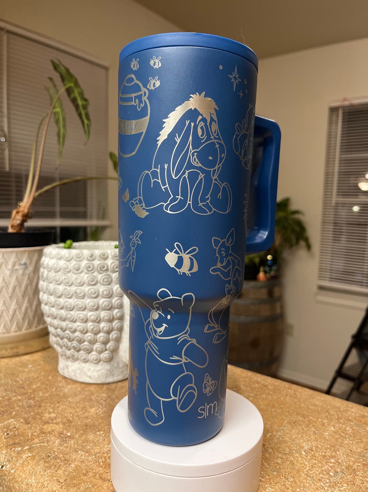 40oz Bear and Friends Tumbler with Handle & Straw, Gift For Him, Gift For Her, Personalized Gifts, Bridesmaid Tumbler, 40oz tumbler cup