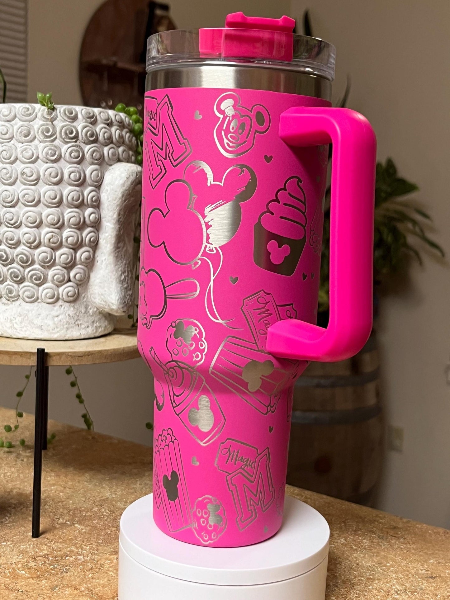 40oz Mainstreet Snacks Tumbler with Handle & Straw, Gift For Him, Gift For Her, Personalized Gifts, Travel Tumbler, 40 oz tumbler cup